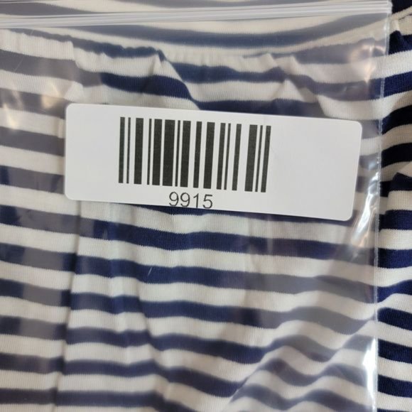 Cat & Jack Maxi Flare Skirt L Navy Blue/White Stripe Elastic Waist Pull On - Picture 10 of 10